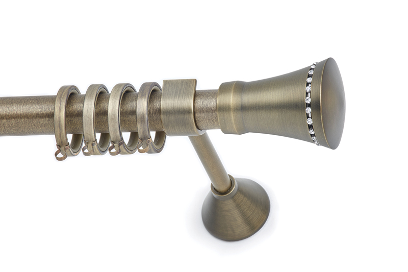 Anartisi Κουρτινόξυλο Bronze Φ25 S15 Bronzed Mat